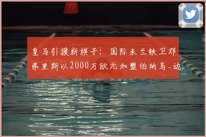 皇马引援新棋子：国际米兰铁卫邓弗里斯以2000万欧元加盟伯纳乌_边路_欧冠_国米