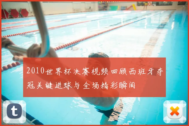 2010世界杯决赛视频回顾西班牙夺冠关键进球与全场精彩瞬间